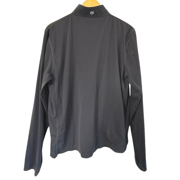 Greyson 1/4 Zip Golf Pullover Mens Size Small Solid Gray Stretch Jacket - Picture 3 of 10